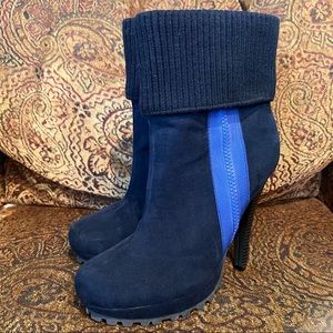Beau + Ashe Navy Boots